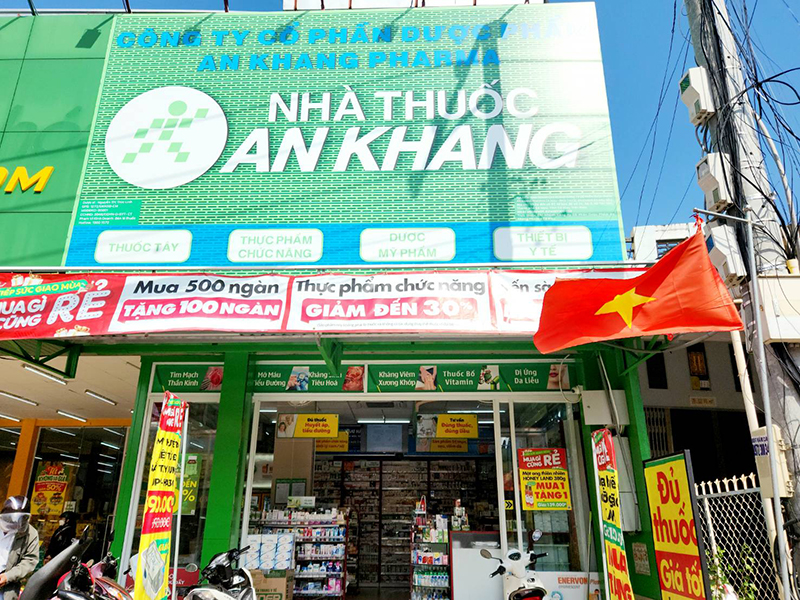 Nhà thuốc An Khang tại QL1A, Ấp 3 (Ngay Bách hóa XANH cách chợ cũ Tắc Vân 100m), Phường Tân Thành, Tỉnh Cà Mau, Việt Nam
